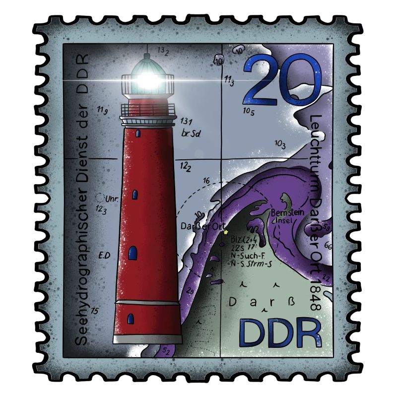 Briefmarke Leuchtturm