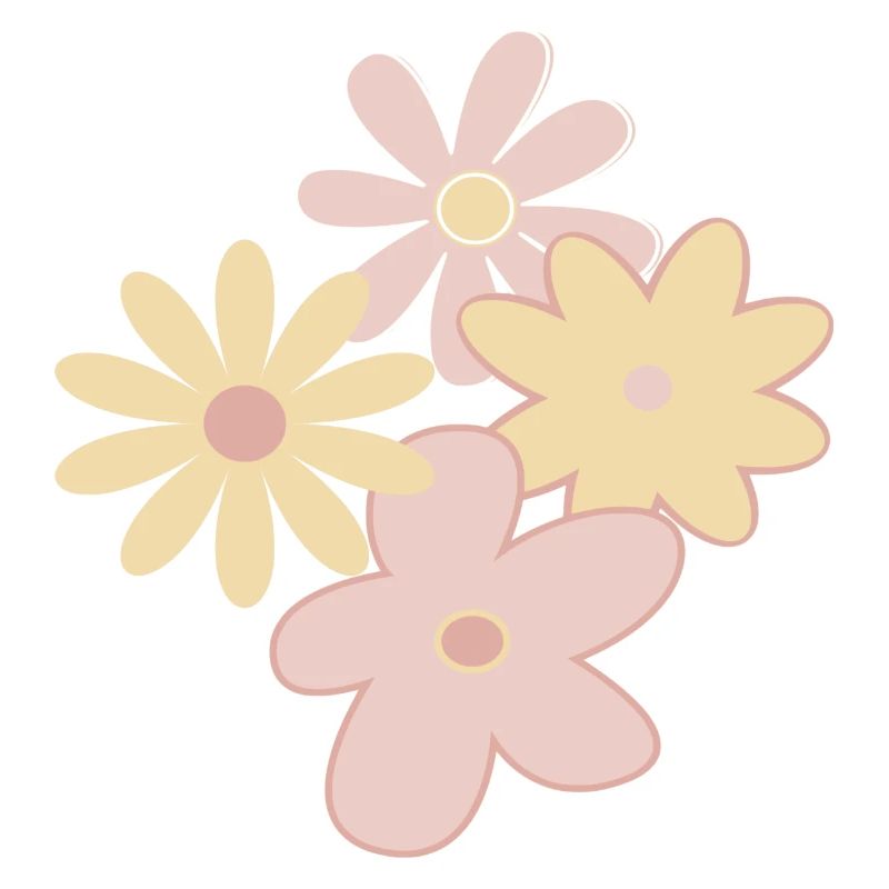 Fleurs dessinées