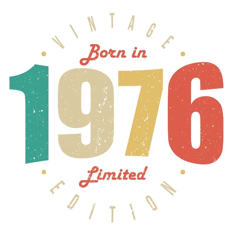 1976 Vintage Retro Geburtstagsgeschenk 1976