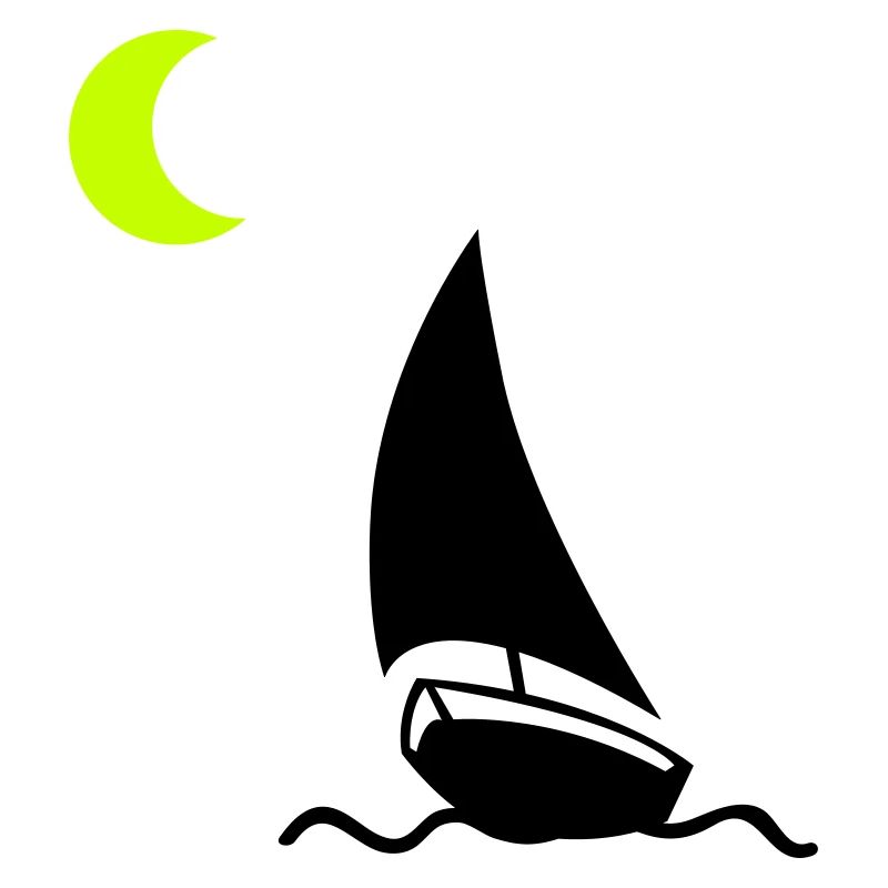 Sailboat Half Moon