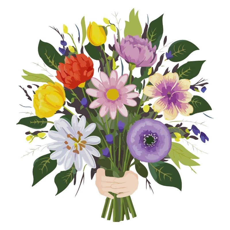 Bouquet de fleurs de jardin