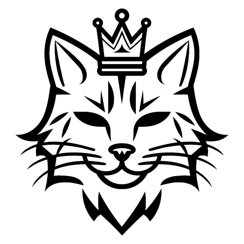 Cat with small crown