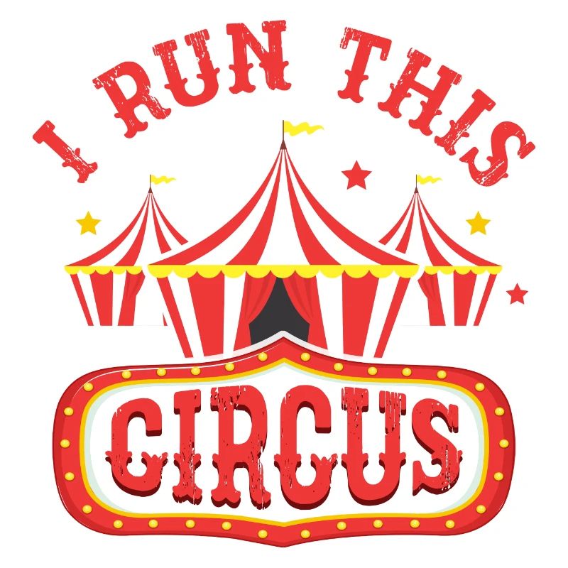 Je dirige ces numéros de fête à thème de costume de cirque