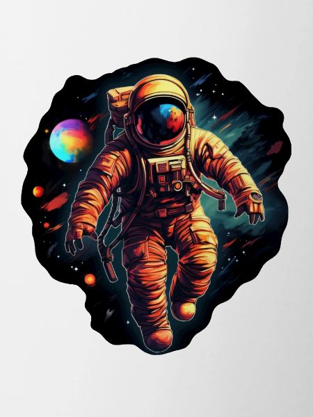 Astronaut on spacewalk