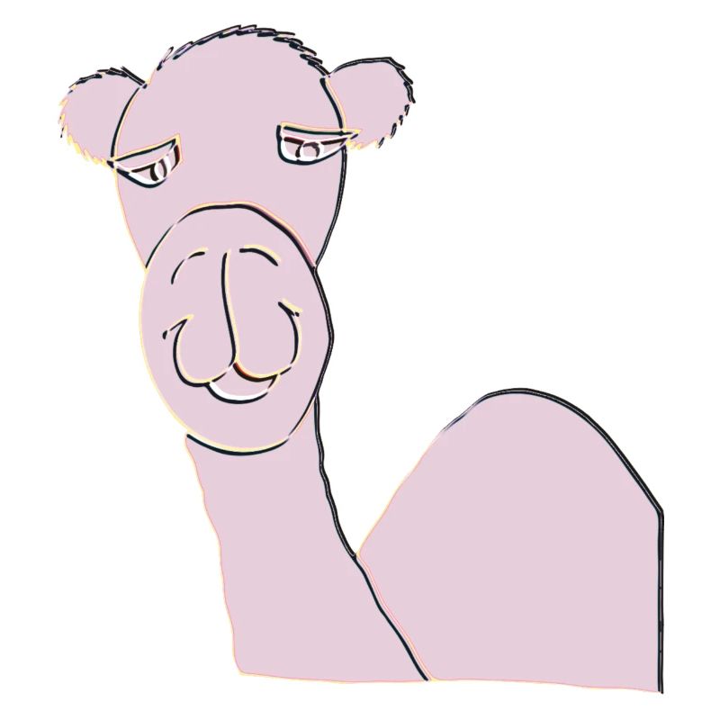 Rose camel