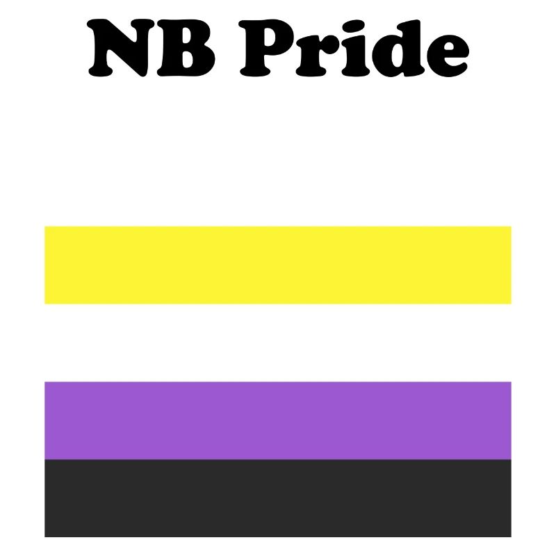 Nicht-binärer NB-Stolz