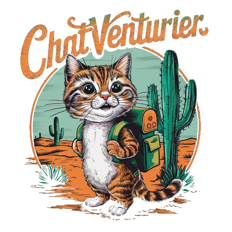 chat venturier - chaton et voyage