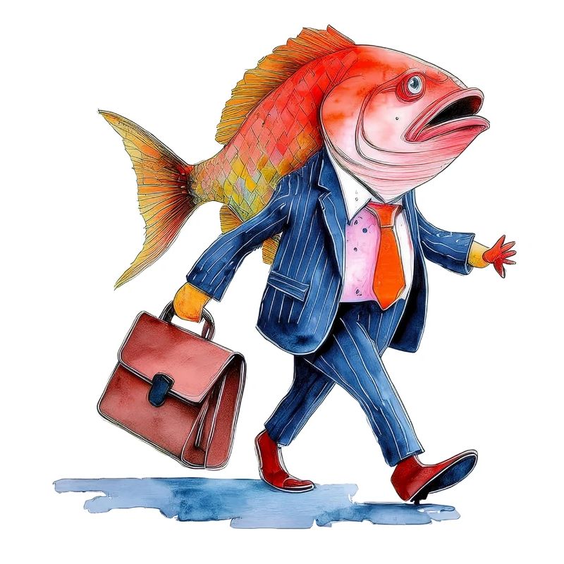 Funny Business Fish Creative Design Work