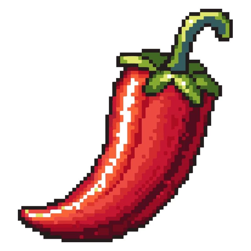 Chili Pixel Icon