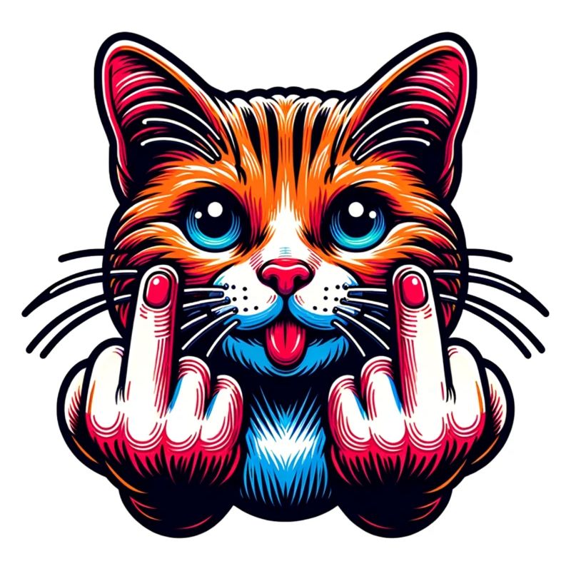 Funny Evil Cat