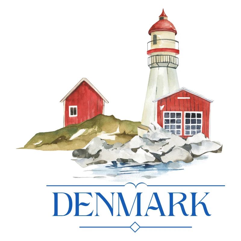 Dänemark Leuchtturm tiny Haus am Meer