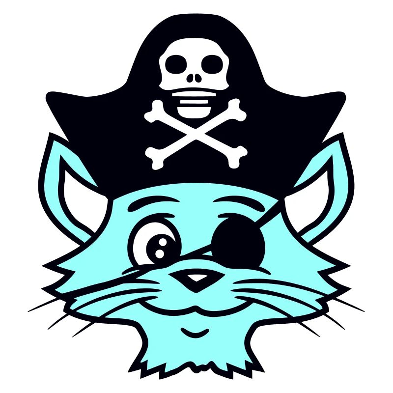 Cute Pirate Cats Buccaneer Eye Patch Hat Costume