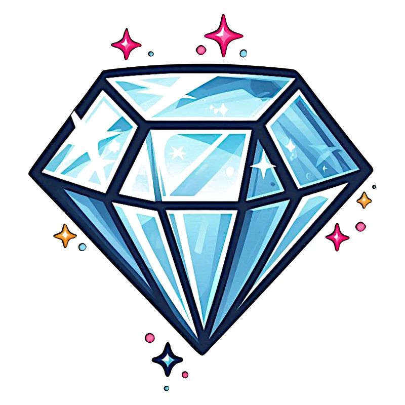 Glitzer Diamant