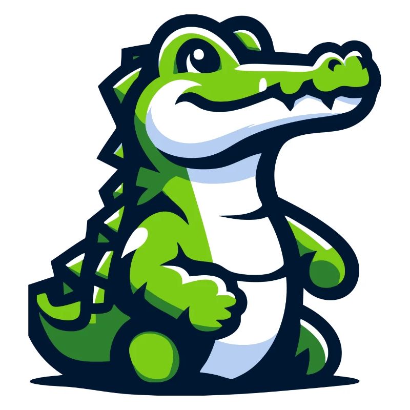 Crocodile sur la piste
