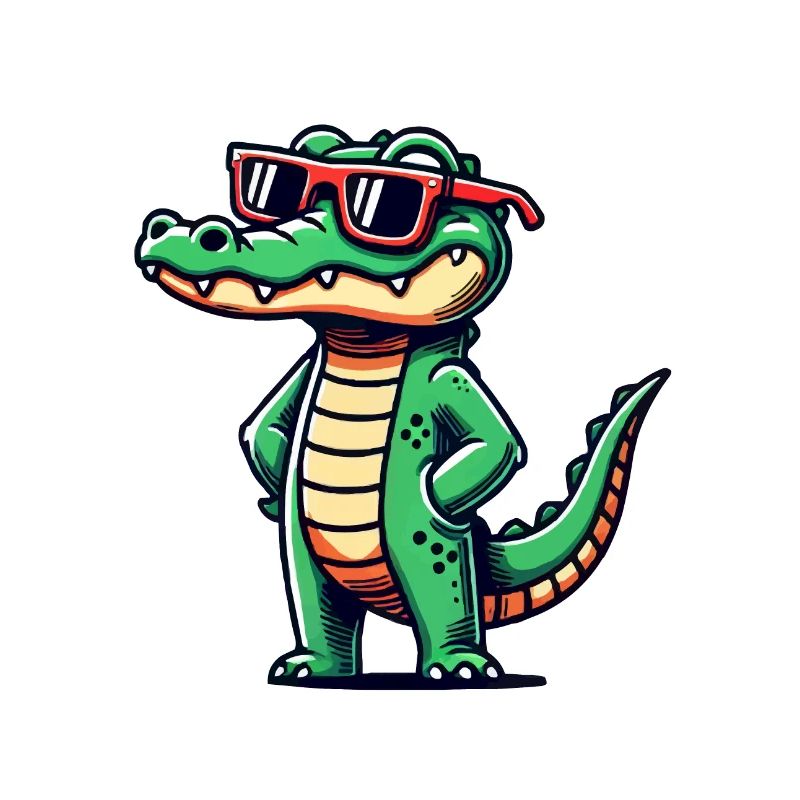 Crocodile Comic Cool