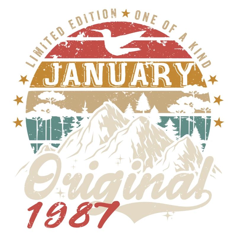 Janvier 1987 Cadeau Anniversaire - Janvier 1987