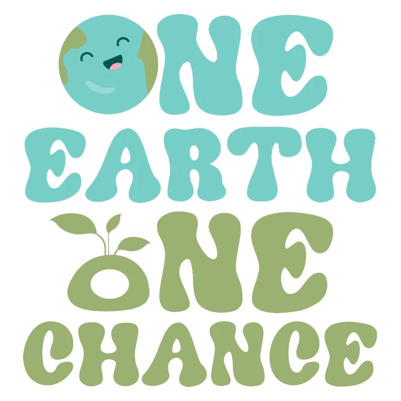 One Earth One Chance Earth Day Environmental Plane
