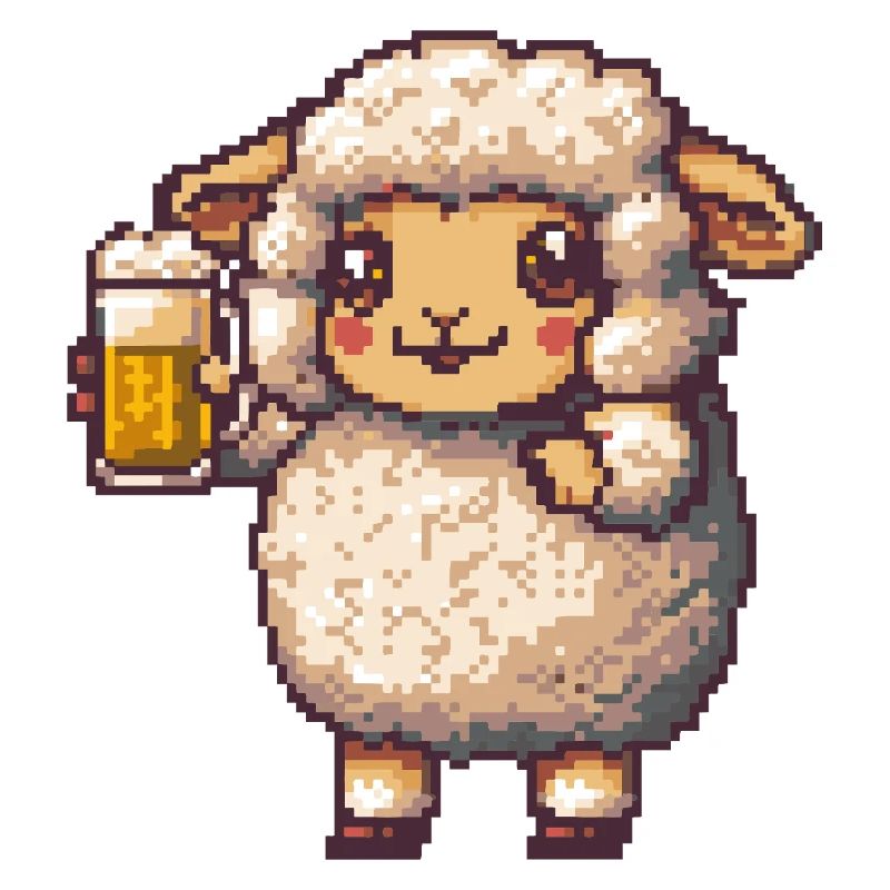 Sheep Pixel Beer