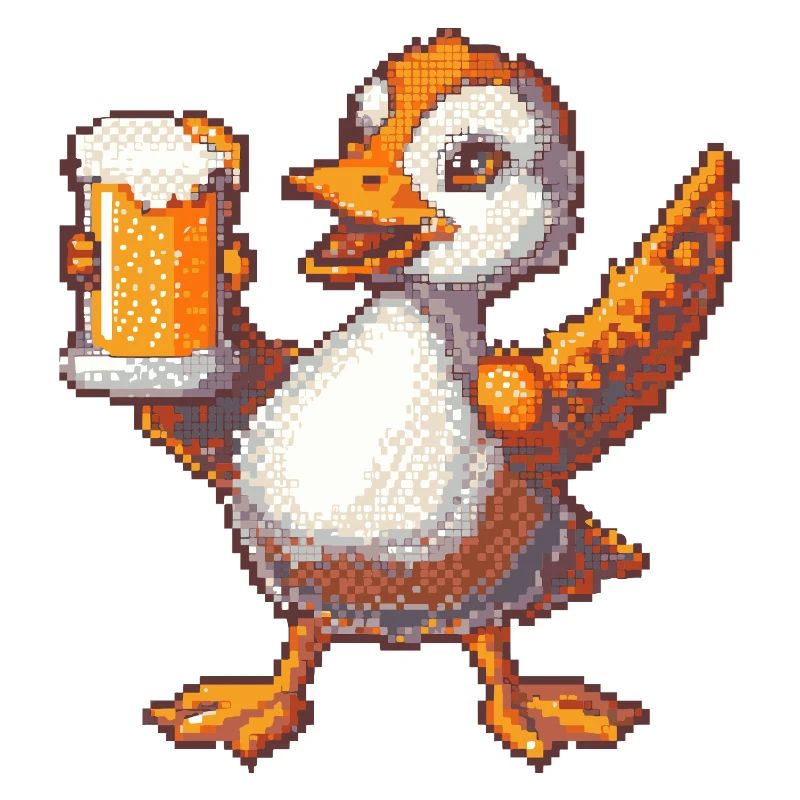 Bière Goose Pixel