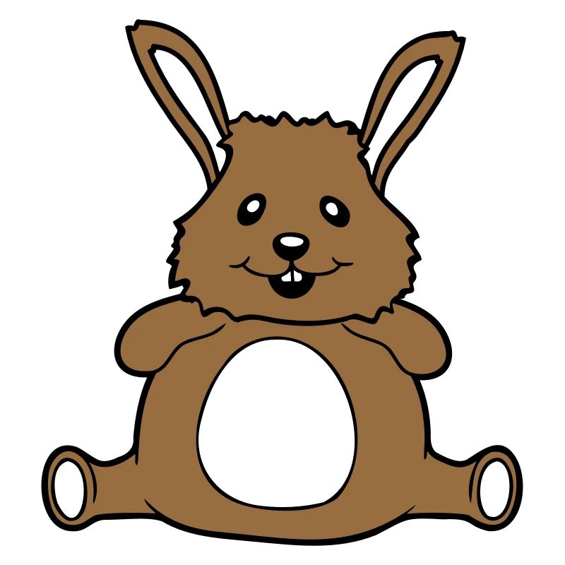 Bunny Chubby Fat Fat Round Overweight Hungry