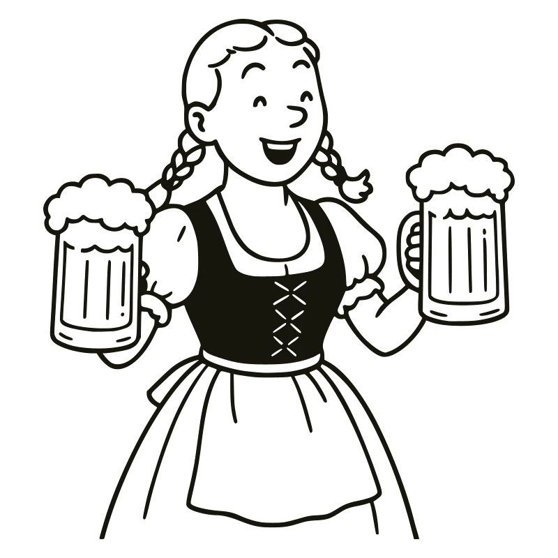 Bier mädchen
