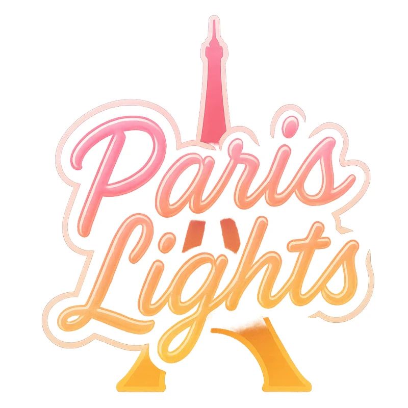 Paris Lights – Dégradé de néons rétro