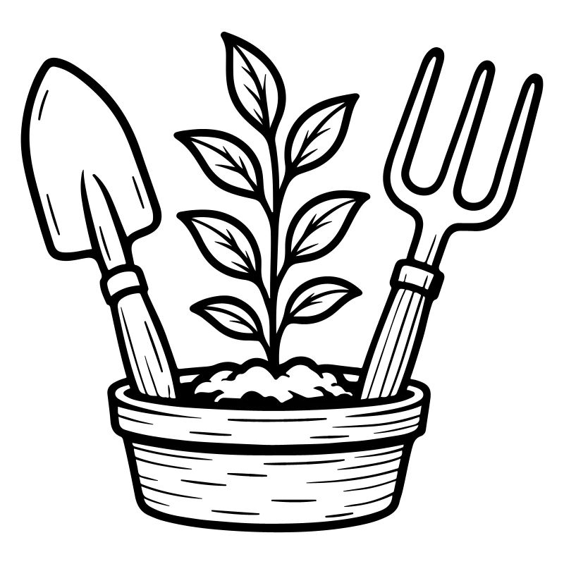 Gärtner Gartenarbeit Pflanzen