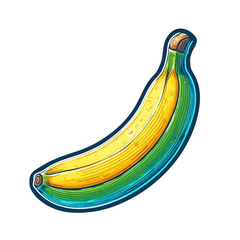 Banane contrasté