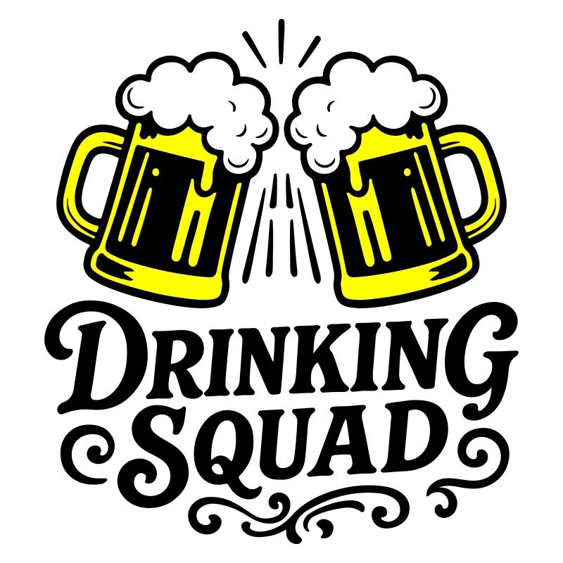 Boire de la bière Squad