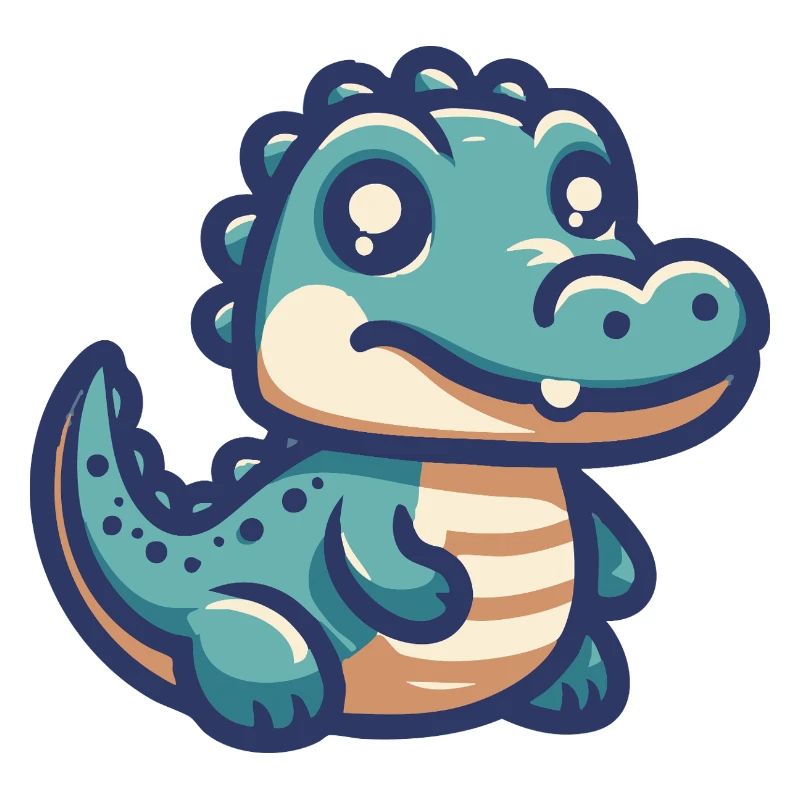 Lächelnder Alligator