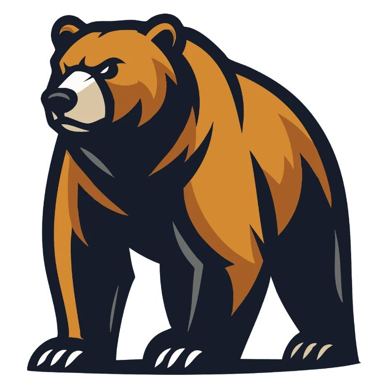 Brown bear forest guardian
