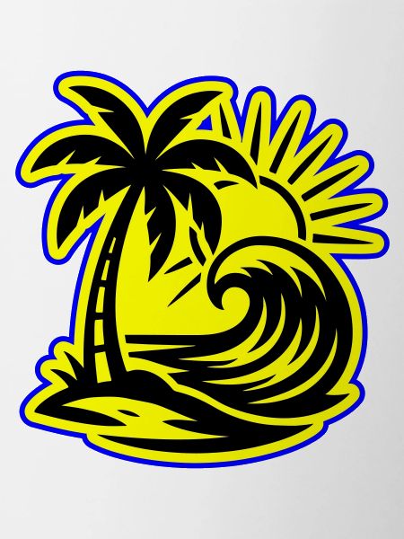 Island Summer Palm Tree