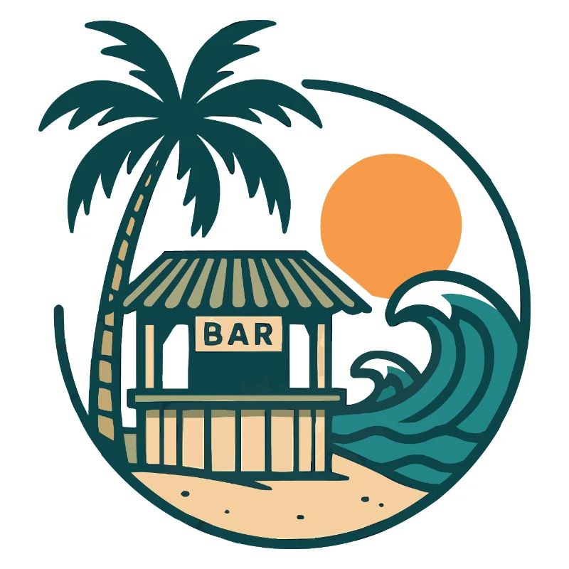 Bar de l’île de plage
