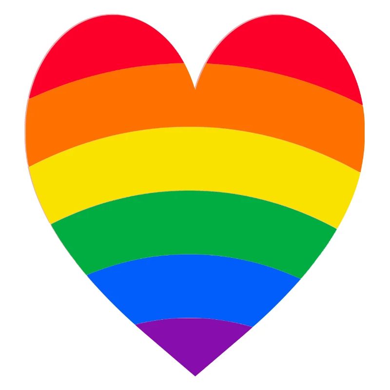 Regenbogen-Herz