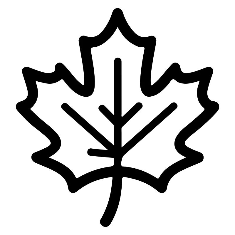 Icône d’automne de la feuille d’érable