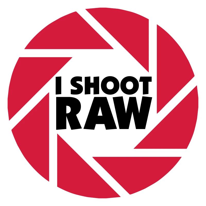 I shoot RAW - schwarz