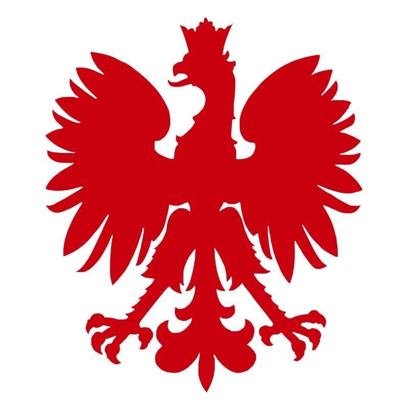 Simple Polish eagle-Red