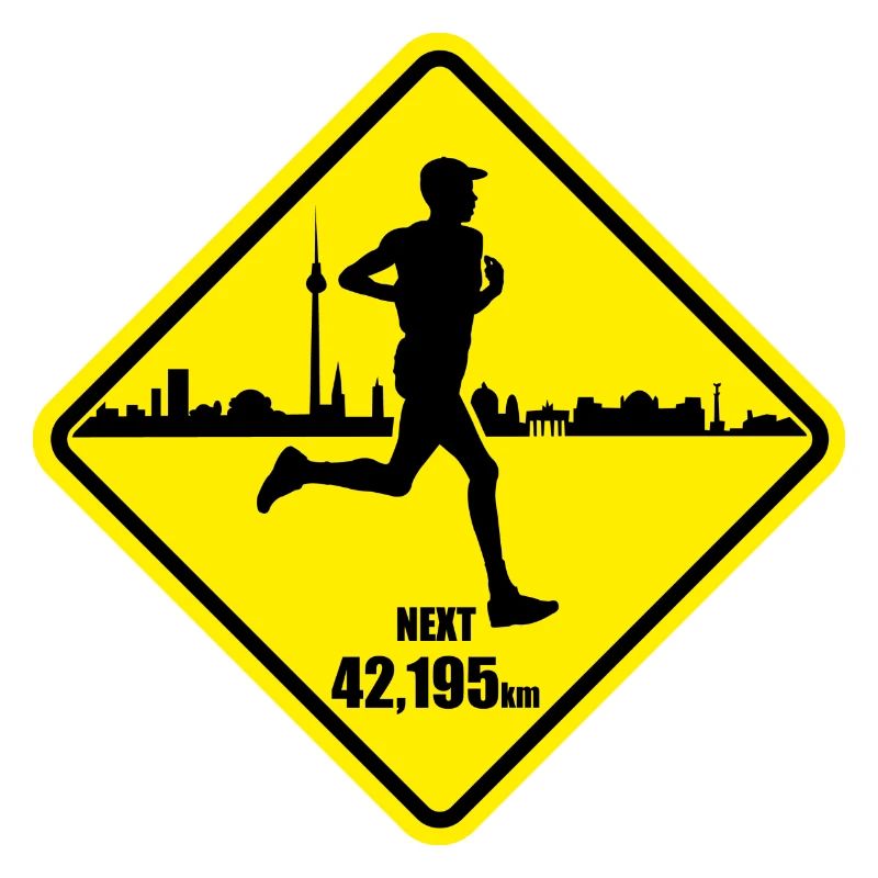 Marathon Road Sign Berlin