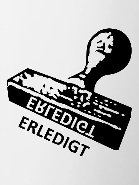 Erledigt - Stempel - Abi