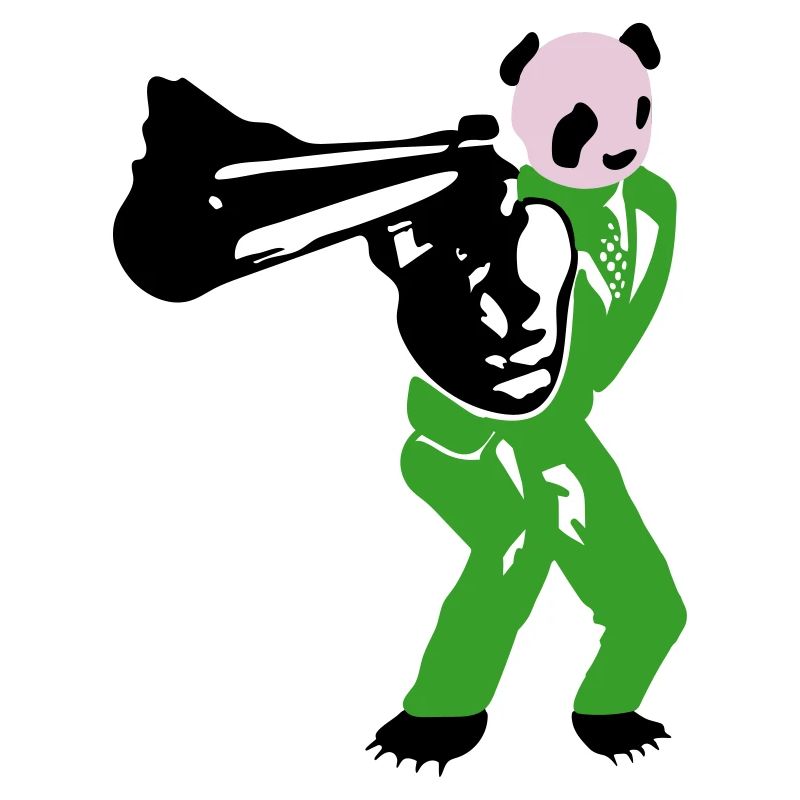 shooting panda