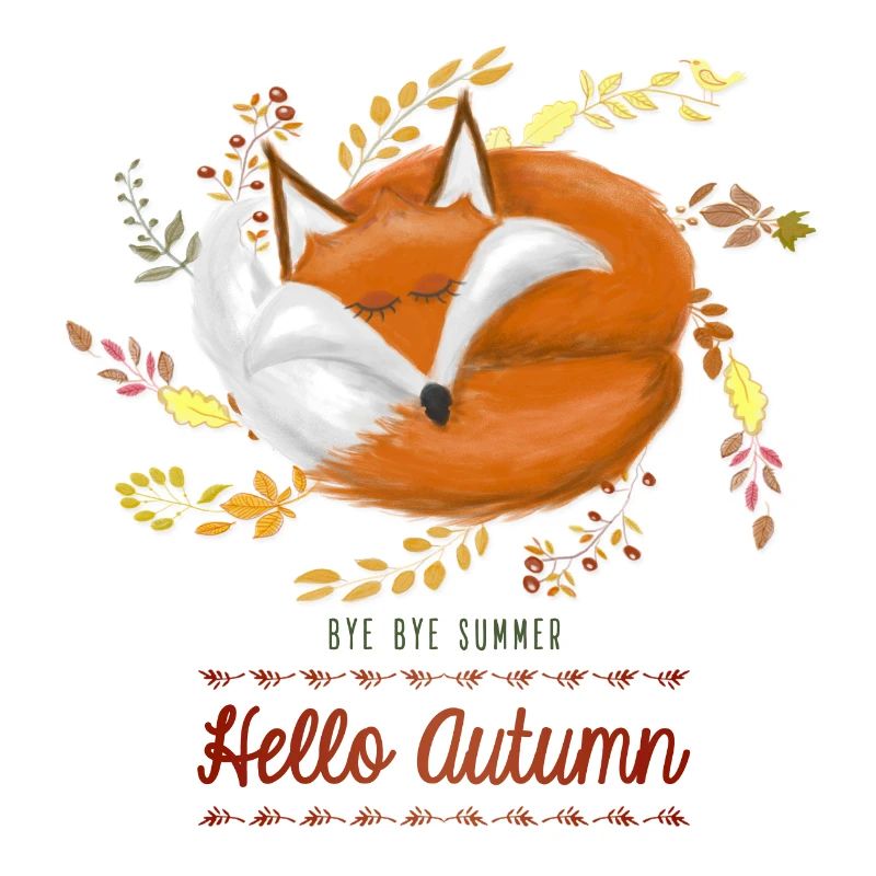 Fox Hello Autumn