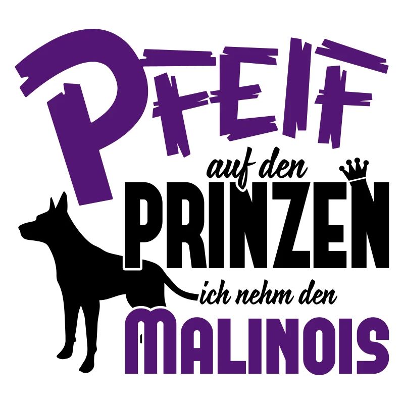 Hundeshirt: Ich nehm den Malinois