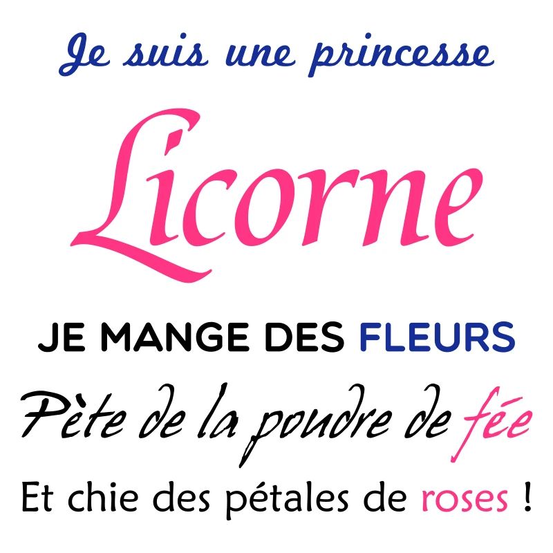 Princesse licorne