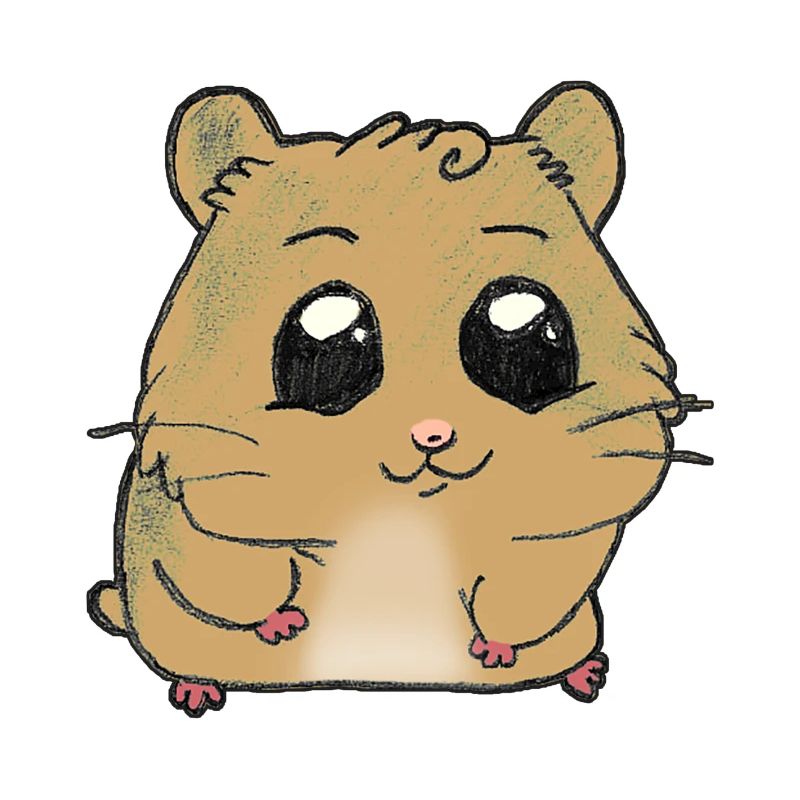 Dicker kuschel Hamster
