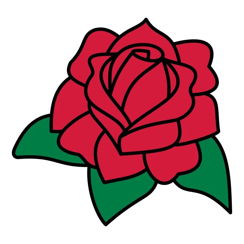 rose rouge