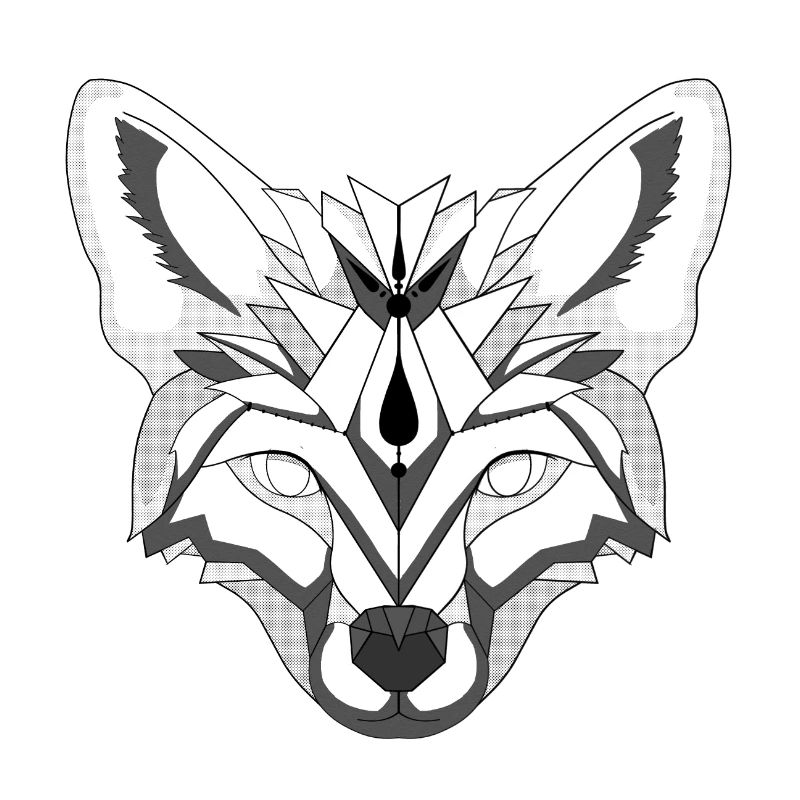 Minimalist fox