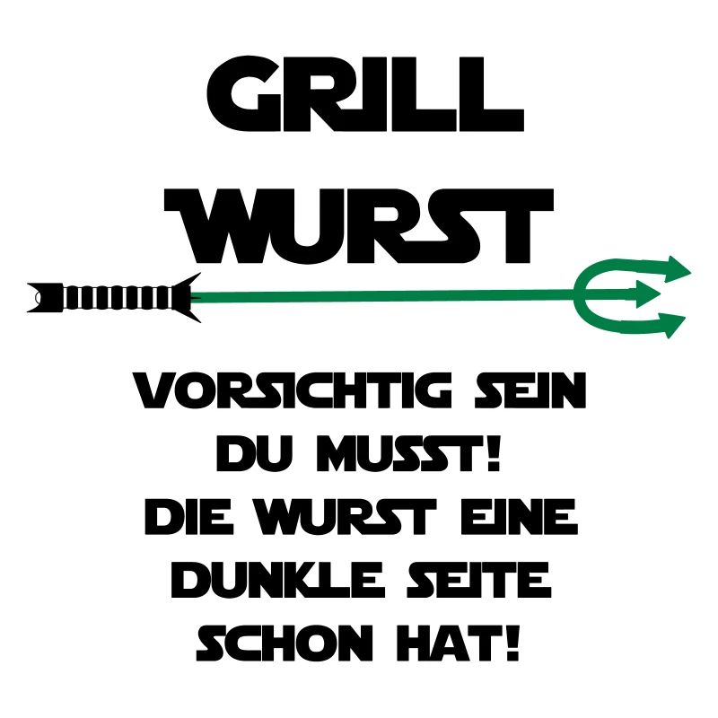 Grill Wurst dunkle Seite
