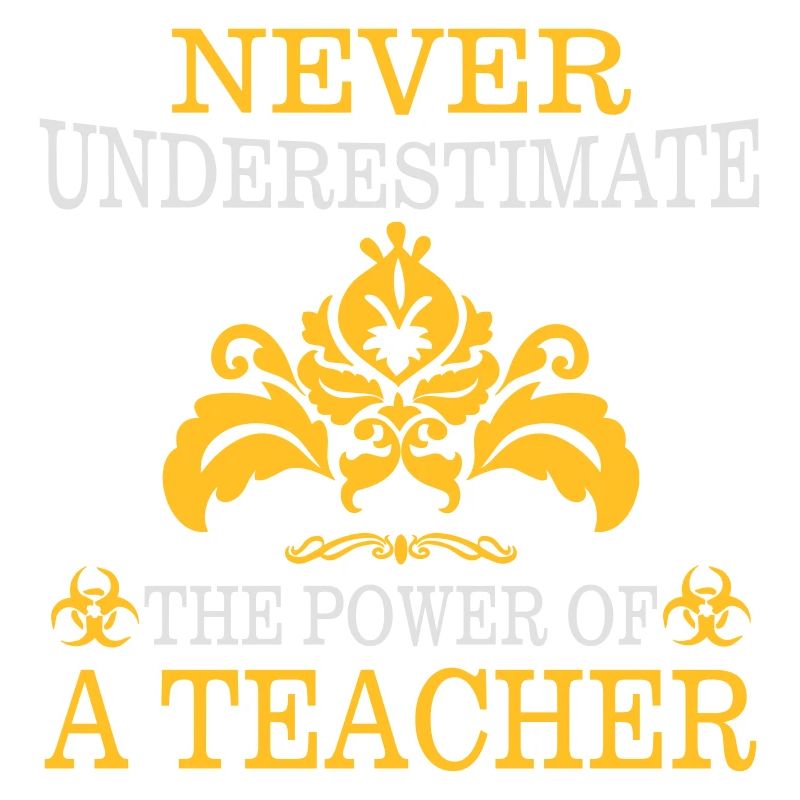NEVER UNDERESTIMATE A TEACHER!