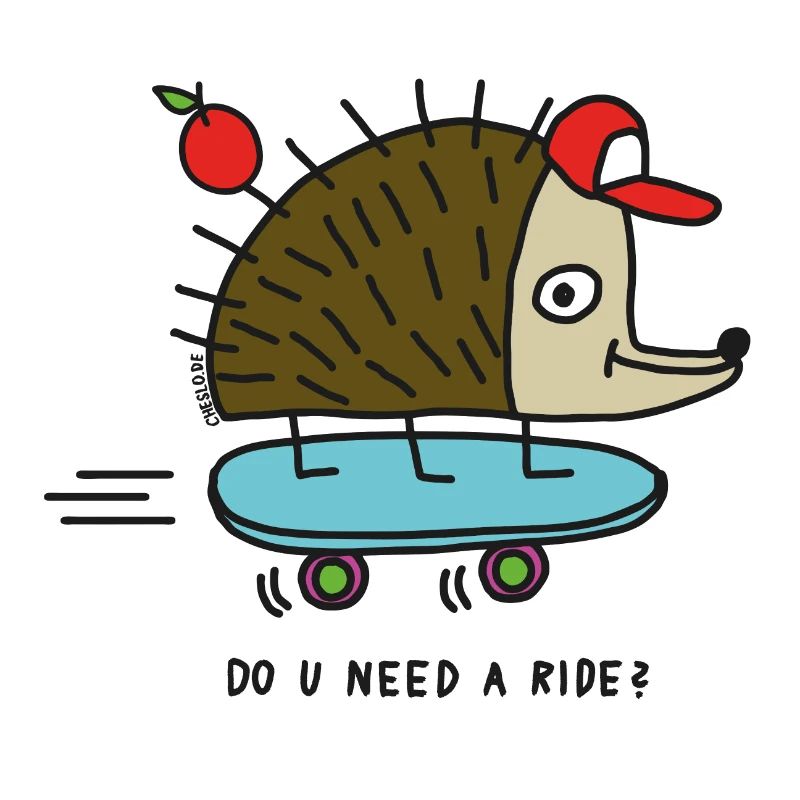 Skater Igel by cheslo