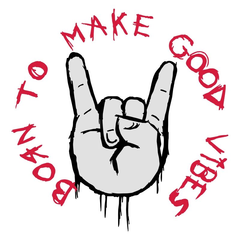 good vibes (metalhand)
